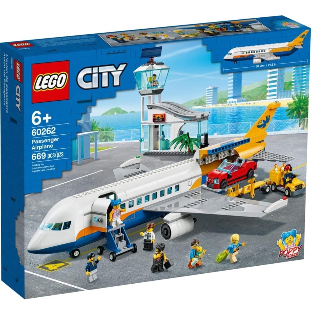 LEGO City 60262 Passenger Airplane Set - NIB retired set